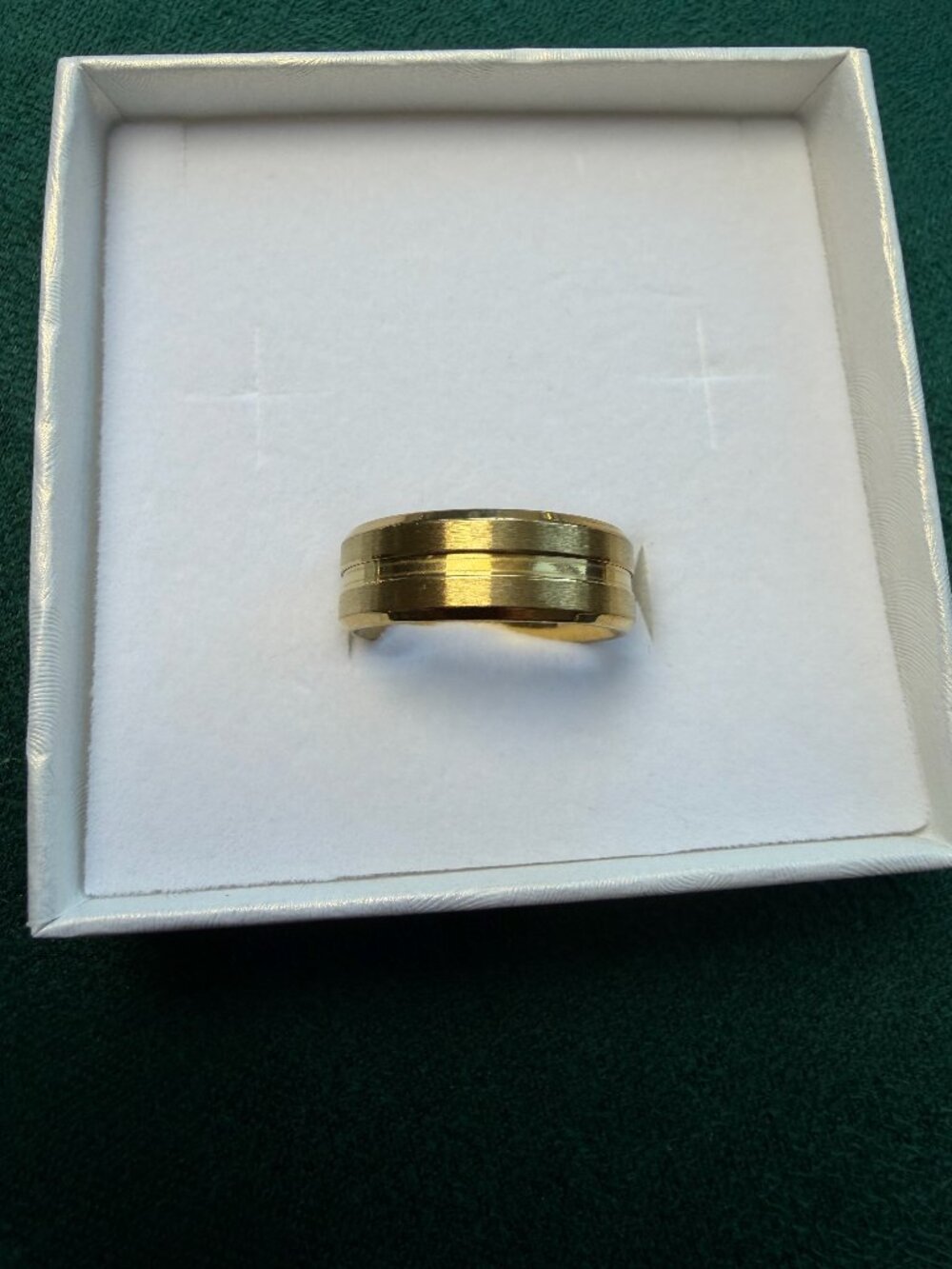 MEN's Stainless Steel Brushed Band Ring Sizes 9-11